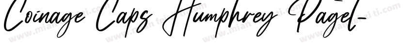 Coinage Caps Humphrey Paget字体转换
